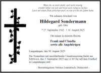 eine Anzeige
