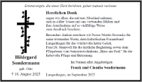 eine Anzeige
